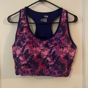 Multi Color Plus Size Sports Bra